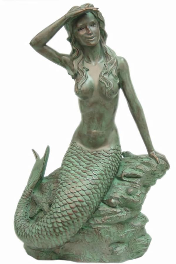 Garden Accents |  Large Classic Mermaid Garden Garden Accents