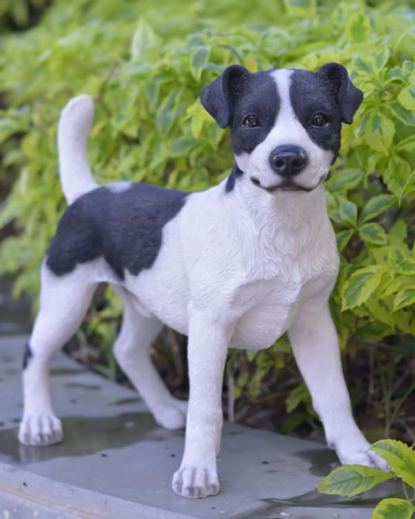 Garden Accents |  16" Standing Jack Russell Statue "Ultra-Realistic" Garden Garden Accents