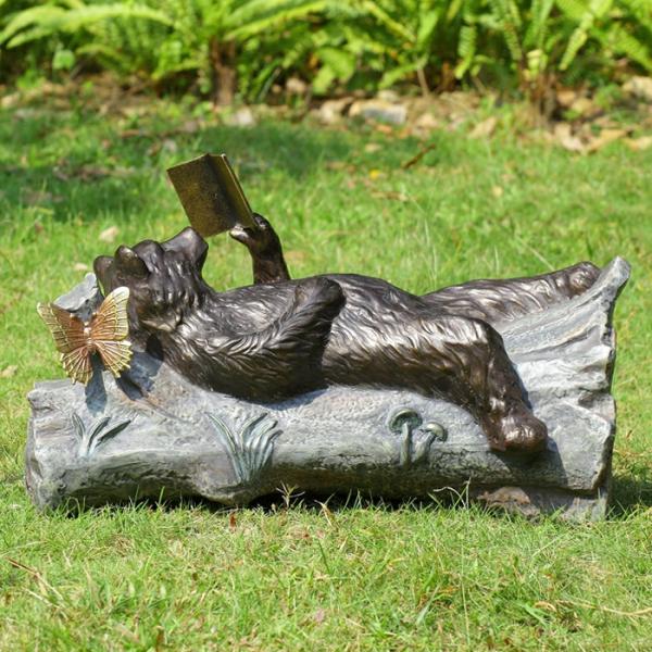 Garden Statues |  Lazy Bear Reader Garden Sculpture Garden Garden Statues