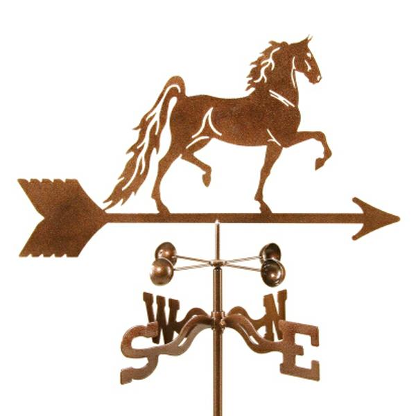 Weathervanes |  Saddlebred Horse Weathervane Garden Weathervanes